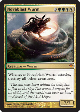 Novablast Wurm (Worldwake) Near Mint