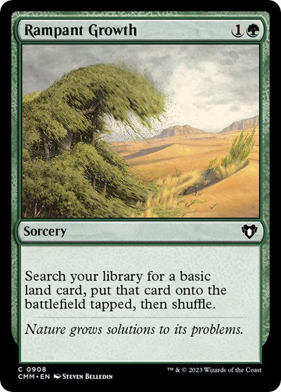 Rampant Growth (Commander Masters) Near Mint