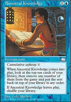 Ancestral Knowledge (Weatherlight) Near Mint