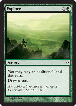 Explore (Worldwake) Near Mint Foil