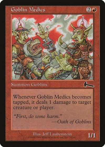 Goblin Medics (Urza's Legacy) Light Play