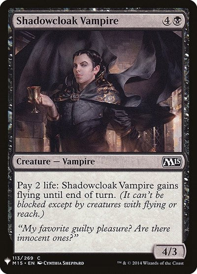 Shadowcloak Vampire (Mystery Booster) Near Mint