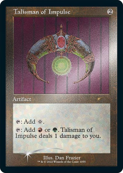 Talisman of Impulse (Retro Frame) (Foil Etched) (Secret Lair) Near Mint