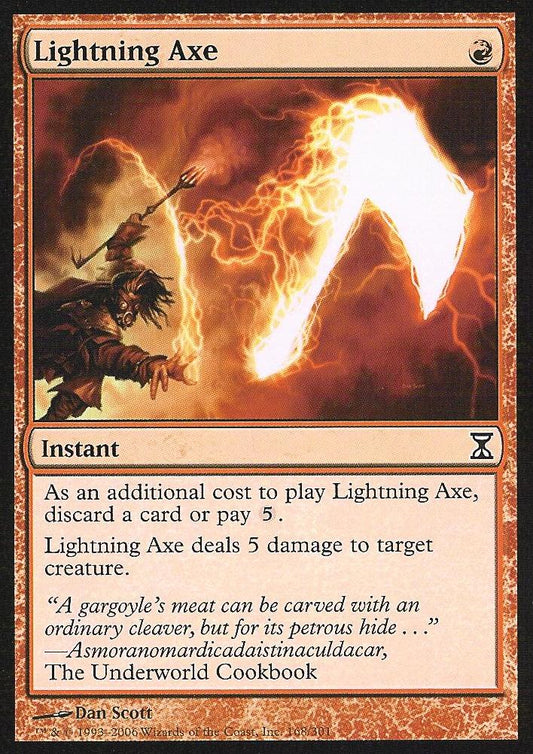 Lightning Axe (Time Spiral) Near Mint Foil