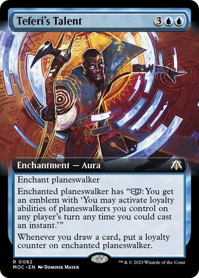 Teferi's Talent (Extended Art) (Commander: March of the Machine) Near Mint