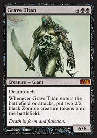 Grave Titan (Magic 2011 Core Set) Near Mint Foil
