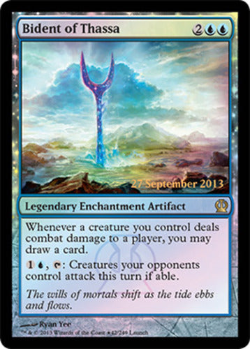 Bident of Thassa (Release Promo) (Promotional Cards) Near Mint Foil