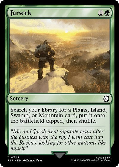 Farseek (Surge Foil) (Universes Beyond: Fallout) Near Mint