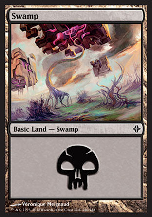 Swamp (240) (Rise of the Eldrazi) Near Mint
