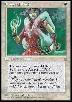 Armor of Faith (Ice Age) Light Play