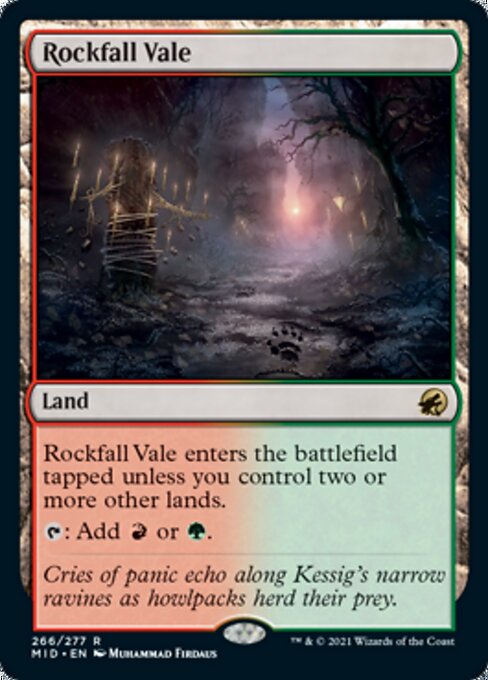 Rockfall Vale (Innistrad: Midnight Hunt) Near Mint