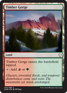 Timber Gorge (Dominaria) Near Mint