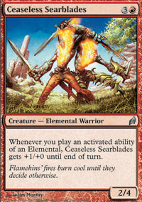 Ceaseless Searblades (Lorwyn) Near Mint Foil