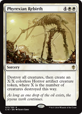 Phyrexian Rebirth (Commander 2016 Edition) Near Mint