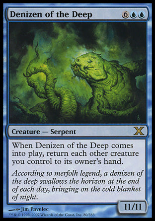 Denizen of the Deep (10th Edition) Near Mint Foil