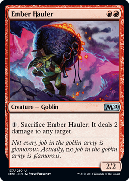 Ember Hauler (Magic 2020 Core Set) Near Mint Foil