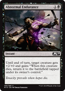 Abnormal Endurance (Magic 2019 Core Set) Near Mint