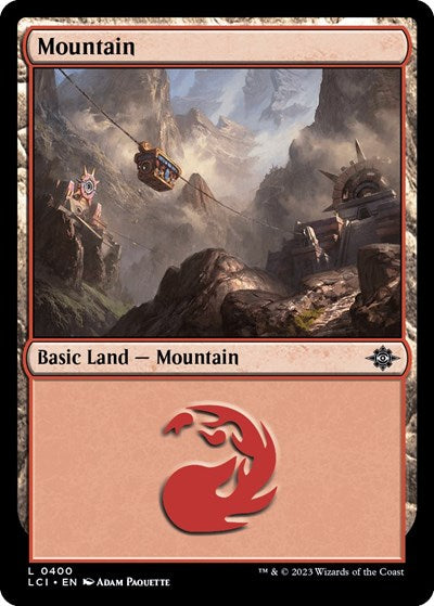 Mountain (0400) (The Lost Caverns of Ixalan) Near Mint Foil