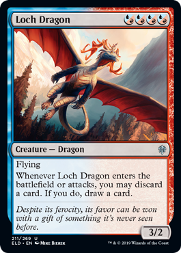 Loch Dragon (Throne of Eldraine) Near Mint Foil