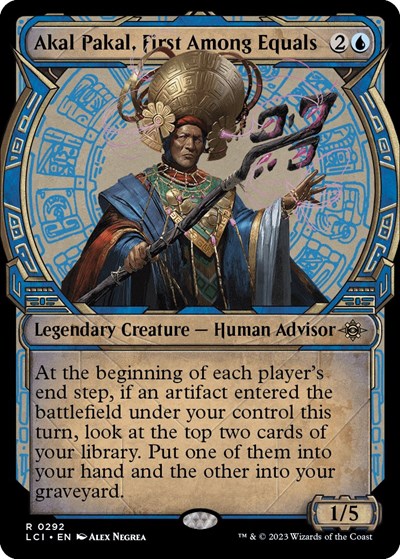 Akal Pakal, First Among Equals (Showcase) (The Lost Caverns of Ixalan) Near Mint