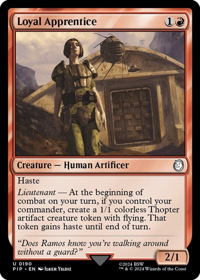 Loyal Apprentice (Universes Beyond: Fallout) Near Mint