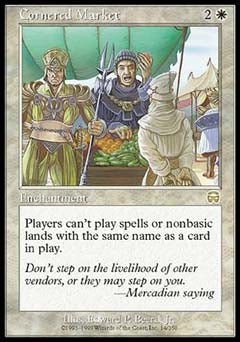 Cornered Market (Mercadian Masques) Light Play