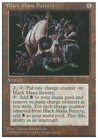 Black Mana Battery (4th Edition) Near Mint