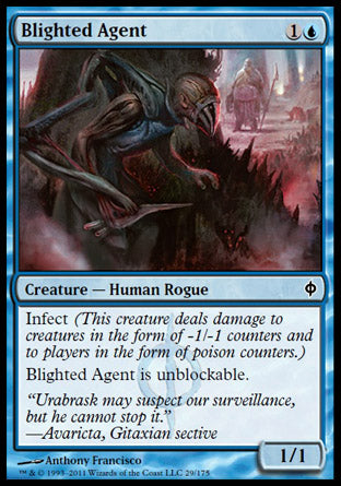 Blighted Agent (New Phyrexia) Near Mint Foil
