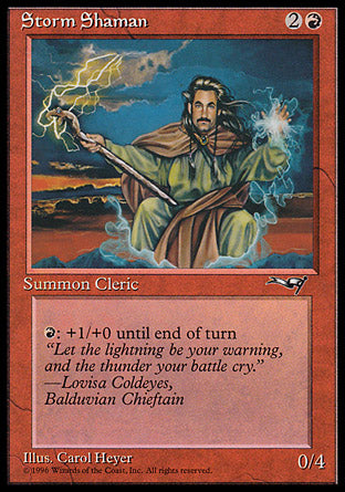 Storm Shaman (1) (Alliances) Light Play