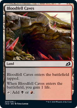 Bloodfell Caves (Ikoria: Lair of Behemoths) Near Mint Foil