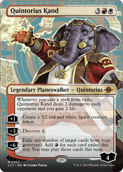 Quintorius Kand (0307) (Borderless) (The Lost Caverns of Ixalan) Near Mint