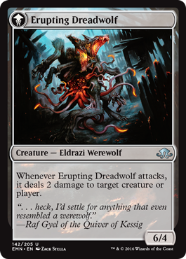 Erupting Dreadwolf (Eldritch Moon) Near Mint