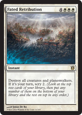 Fated Retribution (Born of the Gods) Near Mint Foil