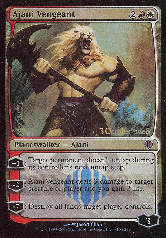 Ajani Vengeant (SA Prerelease) (Promotional Cards) Near Mint Foil