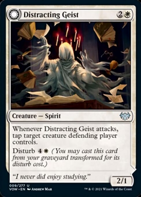 Distracting Geist / Clever Distraction (Innistrad: Crimson Vow) Near Mint