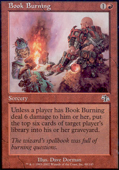 Book Burning (Judgment) Near Mint Foil