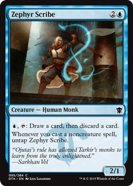 Zephyr Scribe (Dragons of Tarkir) Near Mint