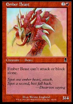 Ember Beast (Odyssey) Near Mint