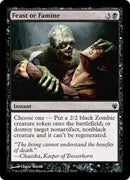 Feast or Famine (Duel Decks: Izzet vs Golgari) Light Play
