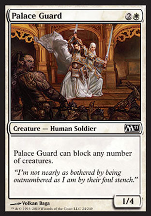 Palace Guard (Magic 2011 Core Set) Near Mint Foil
