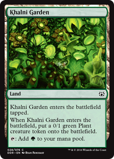 Khalni Garden (Duel Decks: Nissa vs Ob Nixilis) Near Mint