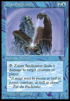 Zuran Spellcaster (Ice Age) Light Play