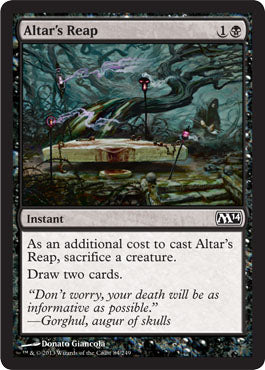 Altar's Reap (Magic 2014 Core Set) Near Mint Foil