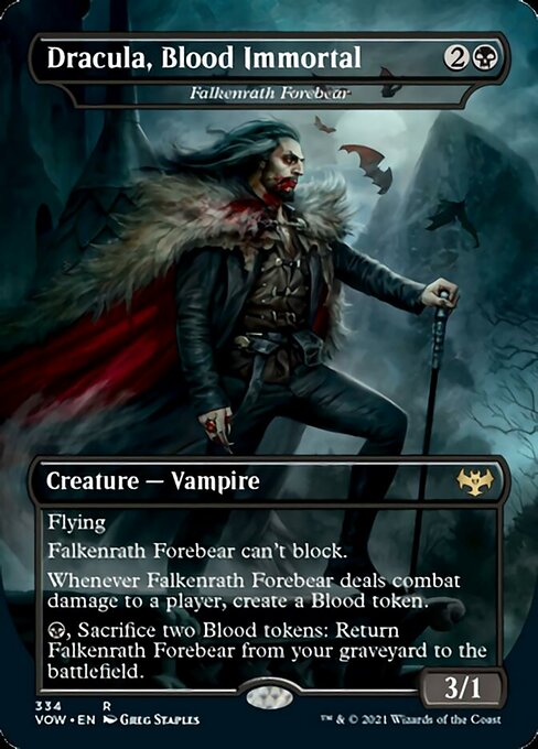 Dracula, Blood Immortal (Innistrad: Crimson Vow) Near Mint