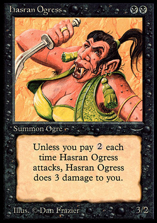 Hasran Ogress (light circle) (Arabian Nights) Near Mint