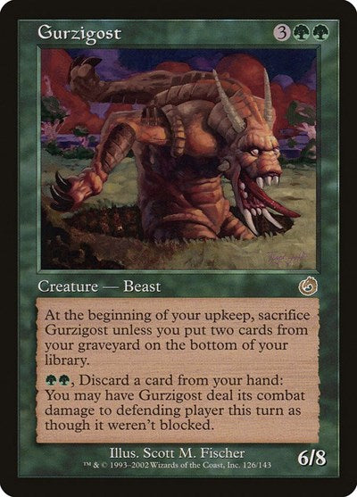Gurzigost (Torment) Near Mint Chinese