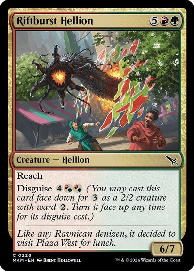 Riftburst Hellion (Murders at Karlov Manor) Near Mint