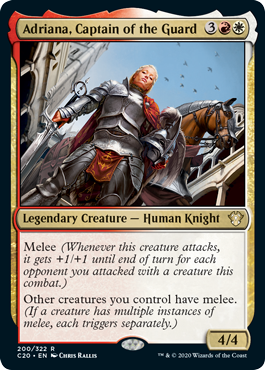 Adriana, Captain of the Guard (Commander 2020 Ikoria) Near Mint