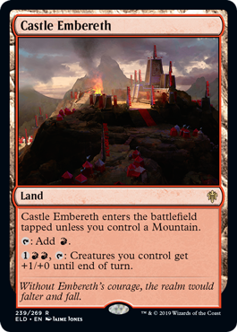 Castle Embereth (Throne of Eldraine) Near Mint Foil