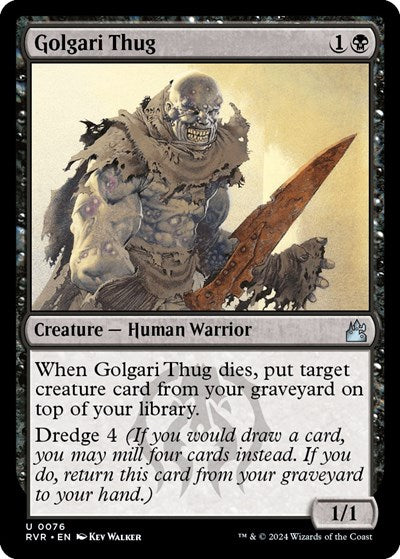 Golgari Thug (Ravnica Remastered) Near Mint